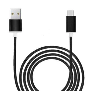 PH26Ⓡ Câble Renforcé Type C Tressé Nylon 1 Mètre Câble Charge/Synchro Rapide - Zdjęcie 1 z 5