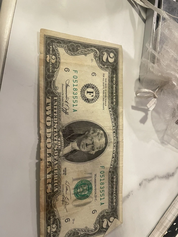 Rare 1976 $2 Bill - Image 1 of 1