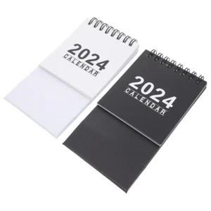 2 Pcs Mini Tischkalender Student Büro Täglicher Desktop-Kalender - Bild 1 von 12