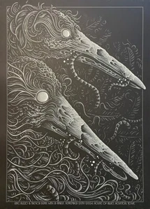 KING BUZZO & TREVOR DUNN Houston 2024 silkscreened poster by Dead Flag Studios - Picture 1 of 1