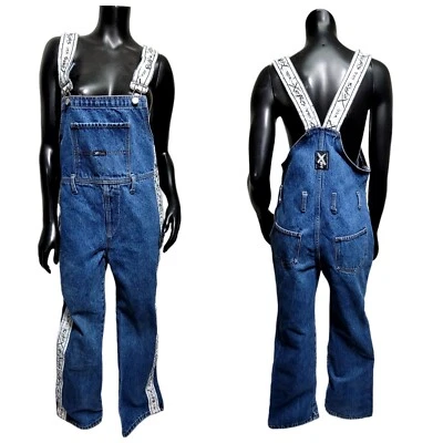 Mono vaquero vintage años 90 XERS EE. UU. M pierna recta ropa de calle jean Foto 1 de 4