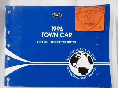 1996 年福特 TOWN 汽车电动真空吸尘器手册 — 第 1/4 张图片