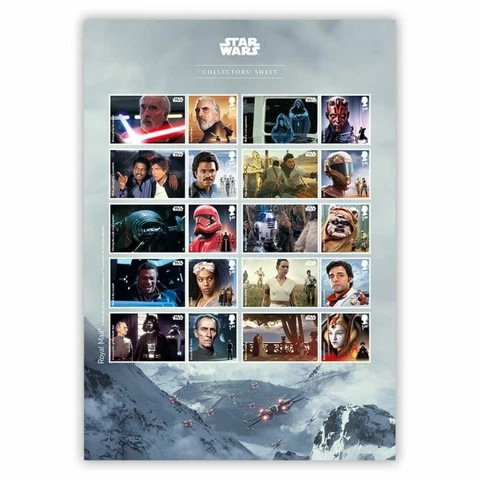 Royal Mail 2019 - Star wars - Collector sheet of stamps - Mint Cover