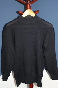 Scarce Original WW2 U.S. Navy Blue Knit Wool Watch Sweater w/Tag, VG - Picture 1 of 6