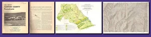 1966 CLINTON County PENNSYLVANIA/Soil Survey/Geology/40+Maps/Foldouts/Free Ship - Imagen 1 de 7
