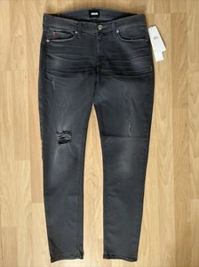 Jeans da donna Hudson taglia 30 nuovi con etichette alla caviglia Krista super skinny effetto invecchiato - Foto 1 di 9