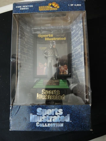 ARNOLD PALMER SPORTS ILLUSTRATED COLLECTION PEWTER FIGURINE COVER DATE 4/2/62 Cover