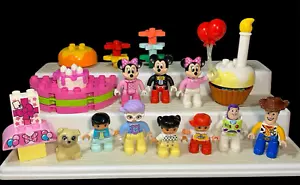 LEGO DUPLO Blocks Disney Minnie's Birthday Cupcake Toy Story Boy Girl Figure Lot - Picture 1 of 16