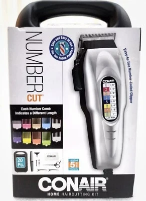 NEW Conair Home Haircutting Kit  20-Piece Number Hair Clipper Set - Image 1 of 4