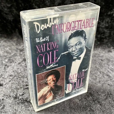 Doubly Unforgettable The Best Of Nat King Cole Natalie Cassette Tape Cema 1993 - Image 1 of 4