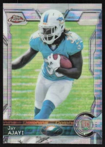 2015 Topps Chrome Pulsar Refractor Rookie #120 Jay Ajayi Miami Dolphins - Picture 1 of 2