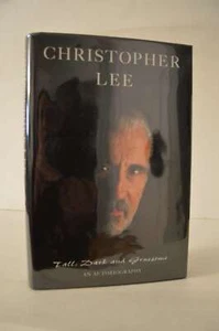 Christopher Lee Tall Dark and Gruesome Signed 1st Thus - Picture 1 of 3