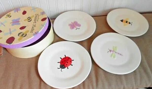 Promotional Alliance Bugs Dessert Plate Lot of 4 Lovely - Picture 1 of 3