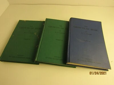 The growth of music part 1 to 3 by Colles Oxford at the Clarendon Press, London, - Image 1 of 4