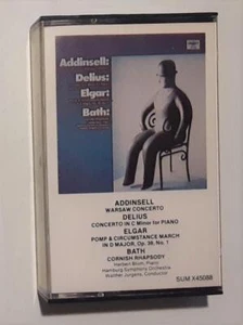 Addinsell Warsaw Concerto & Works by Elgar, Delius & Bath Cassette Tape 1978 - Picture 1 of 1