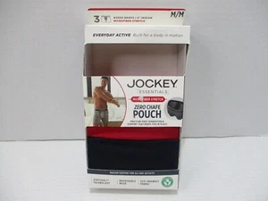 Jockey Mens Underwear Medium 2 Pack Pouch Zero Chafe Boxer Brief 6” Inseam Red - Picture 1 of 11