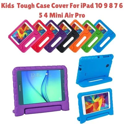 Kids Shockproof Heavy Duty Tough Case Cover For iPad 10 9 8 7 6 5 4 Mini Air Pro - Image 1 of 4