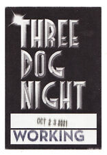 3 Three Dog Night Working Backstage Pass - 2021 Tour - Rochester NY