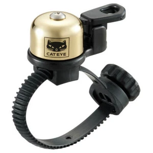 ♫♫ Cat Eye Mini Timbre Bicicleta / Campana" OH-2400 ", Oro, Sonido Campana - Imagen 1 de 1