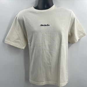 Aime Leon Dore Herren T-Shirt 10 Baumwolle Kurzarm Rundhals weiß Basic Gr. M - Bild 1 von 12