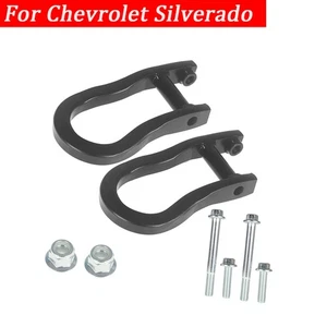 84072463 Ganchos de remolque negros para Chevrolet Silverado Sierra 1500 2007-2019 - Imagen 1 de 8