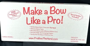 Pro Bow the Hand Co. Make a Bow Like a Pro, bow maker, large model, NEW open box - Picture 1 of 9