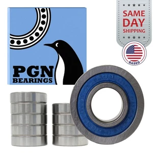 (10) 6202-2RS Premium Rubber Seal Ball Bearing C3 EMQ, 15x35x11, 6202 2RS 6202rs - Picture 1 of 11