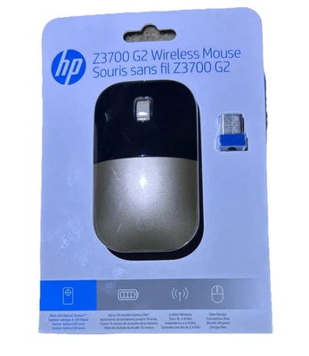 HP - Z3700 G2 Wireless Blue LED Mouse - Wireless - Modern Gold - Image 1 of 4