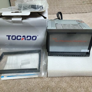 Double DIN 7" Car Stereo Radio GPS Navigation Head Unit Bluetooth TOCADO TH8820G - Picture 1 of 7