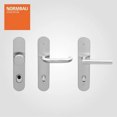 Schutzbeschlag Türbeschlag Türdrücker Knopf NORMBAU Edelstahl - Bild 1 von 3