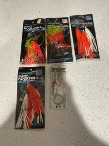 Penguin Skirted Rock Fish Rig Hook Size 7/0 60 Lbs Luhr Jensen - Picture 1 of 8