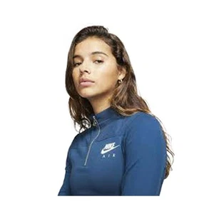 Nike Ribbed Long Sleeve Top Womens Active Shirts & Tees - Picture 1 of 1