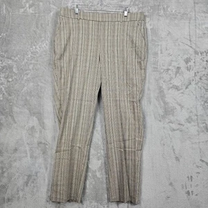 Rafaella Stretch Pants Womens Size 18 Taupe Comfort Ankle Pull On B5100-1318 - Picture 1 of 12