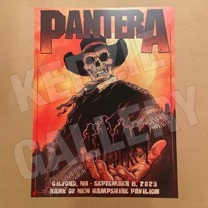 Pantera 2023 9/8 Bank New Hampshire Pavilion Gilford NH Puis Calzada /275 Poster - Picture 1 of 7