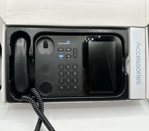 Przezroczyste napisy Niebieski telefon do niedosłyszącego Wzmocniony telefon z podpisem - Zdjęcie 1 z 4