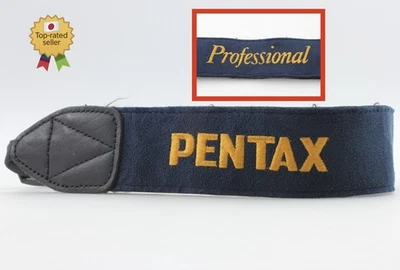 Rara [COMO NUEVA] Correa para el cuello profesional Pentax Pro azul marino 645N 645NII de JAPÓN Foto 1 de 4