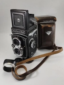 Yashica-Mat TLR Film Camera COPAL-MXV Yashinon 80mm f/3.5 Twin Lens 120 Film - Picture 1 of 19
