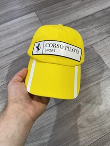 Puma Ferrari Driving Experience Corso Pilota Sport Yellow Cap Adult Adjustable - Picture 1 of 20