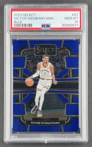 Victor Wembanyama 2023 Panini Select Blue Concourse RC #87 PSA 10 GEM MINT - Picture 1 of 2
