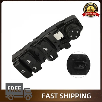 New Window Switch Front Left For 2011-2016 BMW 535I 550I 528I 328I 61319208109 Foto 1 de 4
