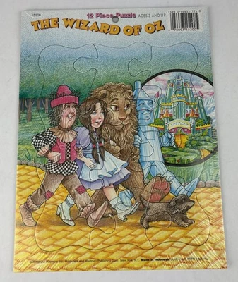 Vintage The Wizard Of Oz Puzzle 12 Piece Playmore New - Image 1 of 4