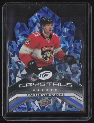 Carter Verhaeghe 2021-22 Upper Deck Ice Crystals #IC-23 Florida Panthers - Image 1 of 2