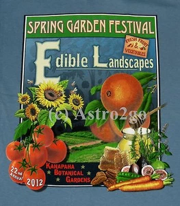 2012 SPRING GARDEN FESTIVAL, GIARDINI BOTANICI KANAPAHA--Maglietta fiori solo sm - Foto 1 di 2
