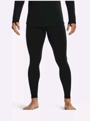 UNDER ARMOUR MEN'S PACKAGED BASE 3.0 LEGGINGS X-Large XL BLACK - Image 1 of 4