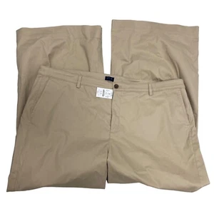 J. Crew Wide leg Chino plain front pants Women's size 22 Plus NWT - Picture 1 of 3
