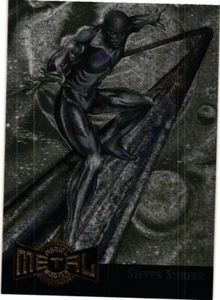 1995 Fleer Marvel Metal Gold Blaster Insert #11 Silver Surfer - Bild 1 von 2