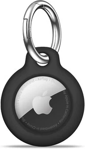Airtag Holder Air Tag Case with Keychain, Anti-Scratch Airtags Key A3-Black - Picture 1 of 6