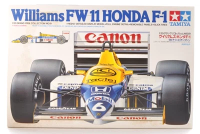 Vintage Tamiya Williams FW11 Honda F1 1986 1/20 Model Kit Grand Prix GP-19 Raro - Immagine 1 di 4