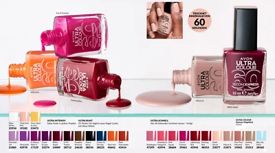 Avon 60 sekunden Nagellack Express Farbauswahl auch Neuheiten dabei Top Farben😘 - Bild 1 von 4
