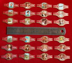 THUNDERBIRDS: FULL SET of 24 SMALL CIGAR Bands - from "Karel I" Zigarren (1968) - Bild 1 von 11